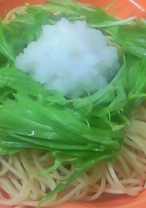 ツナと油揚げと大根おろしの和風パスタ-レシピのメイン写真