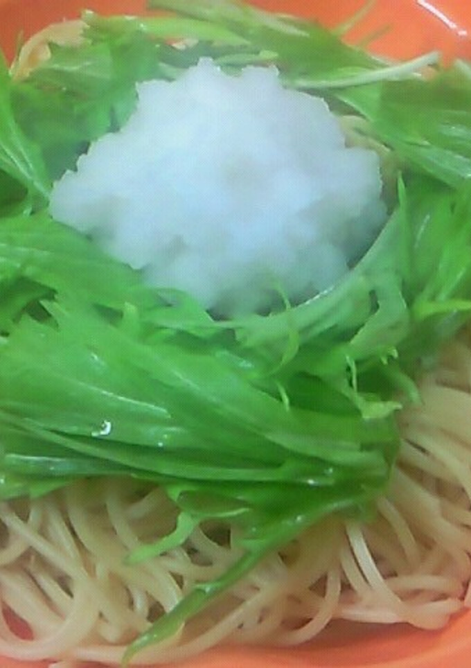 ツナと油揚げと大根おろしの和風パスタ-レシピのメイン写真