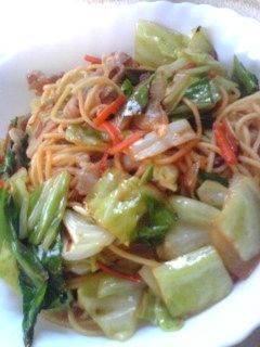 野菜炒めなパスタ♪-レシピのメイン写真