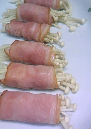 えのきのベーコン巻いてチン!!-レシピのメイン写真