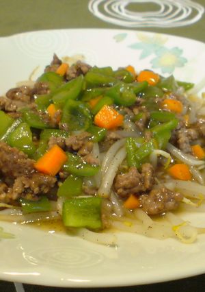 モヤシの挽き肉あんかけ☆-レシピのメイン写真