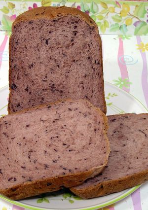 ホームベーカリーde黒米食パン-レシピのメイン写真