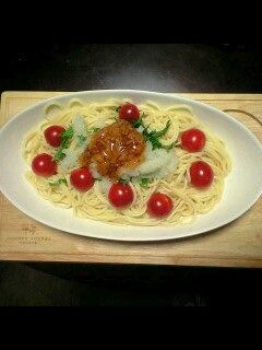 青じそトマトの冷製パスタ-レシピのメイン写真