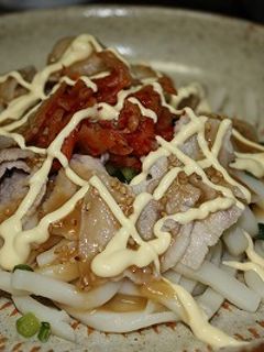 豚キムチうどん-レシピのメイン写真