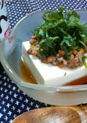 簡単!めん汁で、納豆やっこ~♪-レシピのメイン写真