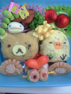 キャラ弁☆リラックマ弁当-レシピのメイン写真