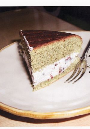緑茶ケーキ★小倉ホイップ入り-レシピのメイン写真
