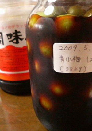 簡単過ぎるぅ〜小梅のだし醤油漬け♪-レシピのメイン写真
