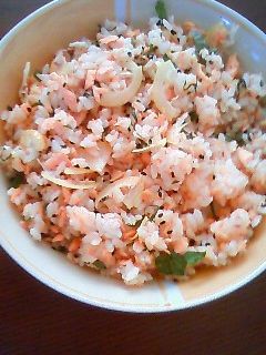 鮭とレモンの混ぜご飯-レシピのメイン写真