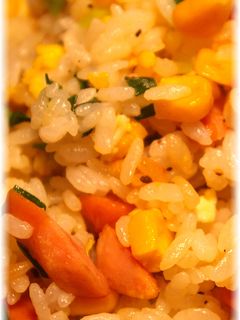 ウィンナーとコーンのチャーハン(炒飯)-レシピのメイン写真