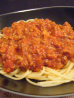 簡単ミートソーススパゲッティ-レシピのメイン写真