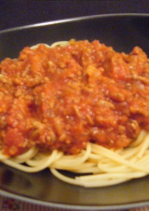 簡単ミートソーススパゲッティ-レシピのメイン写真