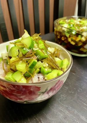 納豆昆布と夏野菜のネバネバ和え-レシピのメイン写真