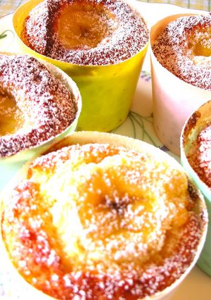紙コップでバナナなカップケーキ☆-レシピのメイン写真