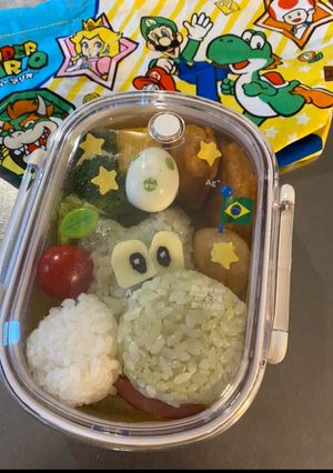 キャラ弁当（ヨッシー）-レシピのメイン写真