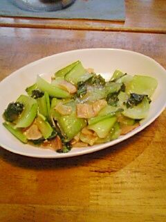 チンゲン菜の中華風炒め-レシピのメイン写真