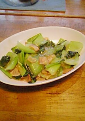 チンゲン菜の中華風炒め-レシピのメイン写真