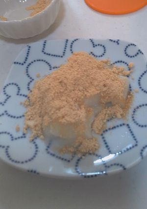 レンジで簡単！きなこもち-レシピのメイン写真