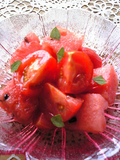 ✿簡単すいかとトマトにはちみつ✿-レシピのメイン写真