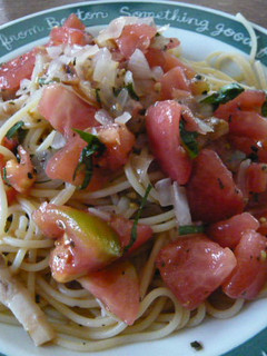 トマトの冷製パスタ-レシピのメイン写真