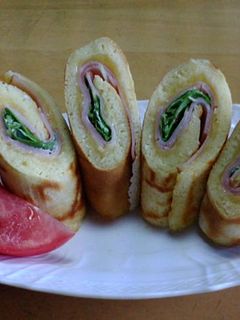 卵焼き器でロールパン-レシピのメイン写真