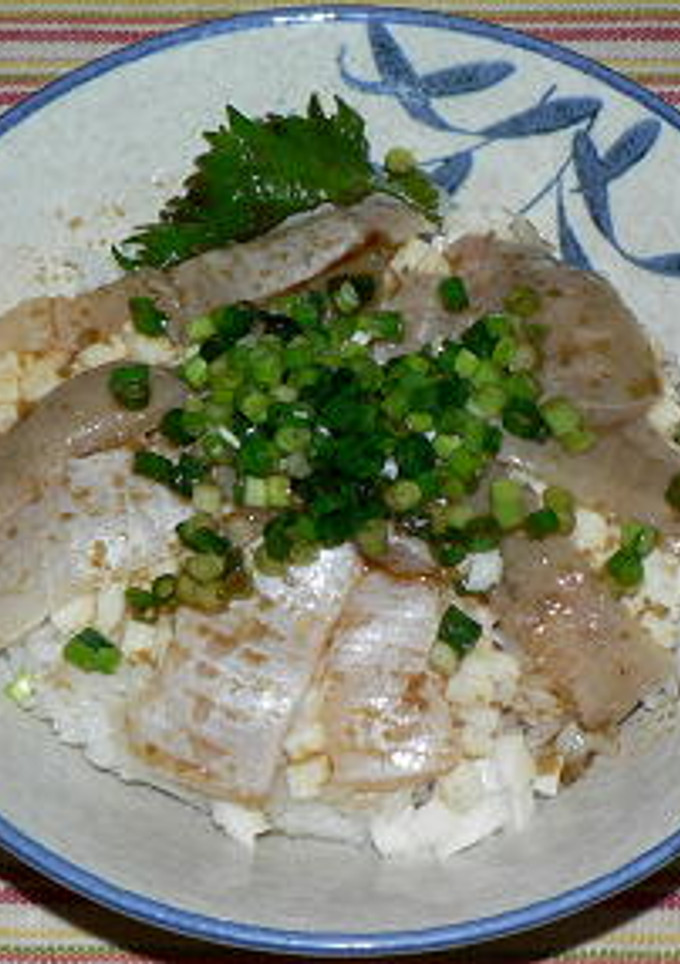 柚子胡椒風味のヒラメのエンガワ丼-レシピのメイン写真