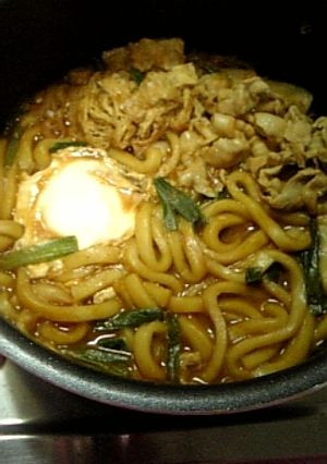 ☆豚バラで味噌煮込みうどん☆-レシピのメイン写真