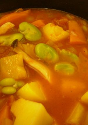 そら豆のミネストローネ-レシピのメイン写真