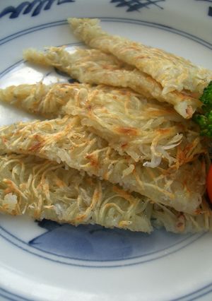 千切りじゃがいもの薄焼き＋和歌山しらす-レシピのメイン写真
