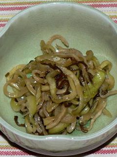 大根の皮と塩昆布のピリ辛漬け-レシピのメイン写真