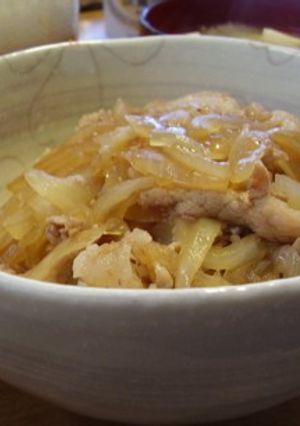 つゆだく♪豚たま丼-レシピのメイン写真