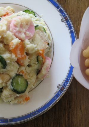 酢大豆のおからポテトサラダ-レシピのメイン写真