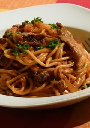ピリ辛な大人のスパゲッティナポリタン-レシピのメイン写真