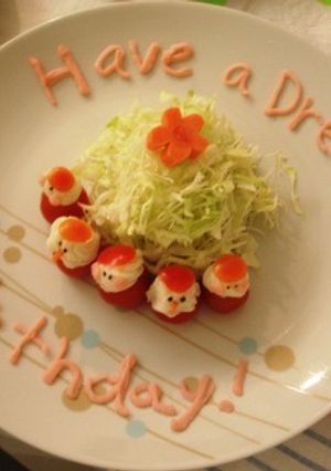 可愛くておいしい☆誕生日に喜ばれるサラダ-レシピのメイン写真