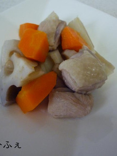 簡単・鶏と蓮根のあっさり煮-レシピのメイン写真
