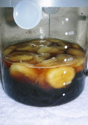 りんご酢でバナナサワー-レシピのメイン写真