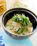 【ごていしゅ麦味噌】サバ水煮缶の冷や汁