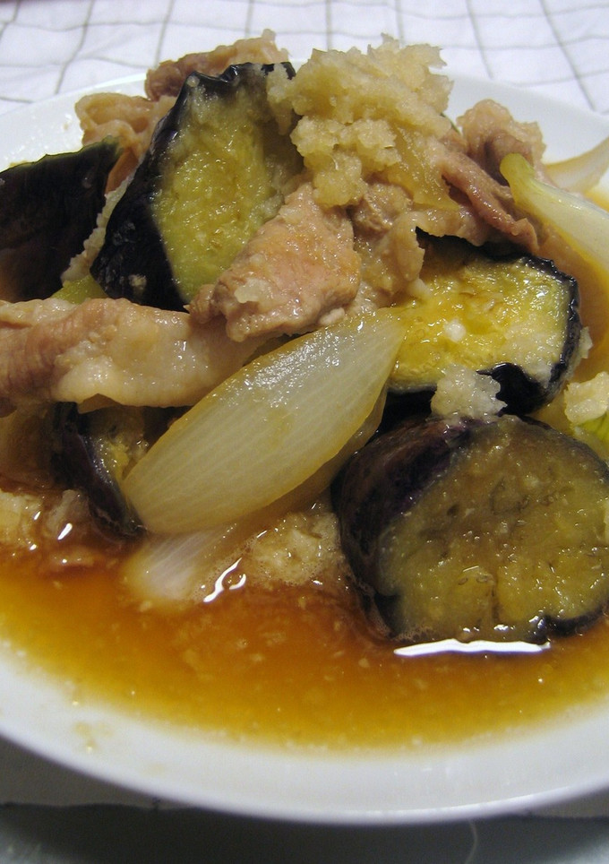 なすと豚肉のみぞれ煮-レシピのメイン写真