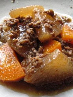 ごはんにぴったり♪大根のそぼろ煮-レシピのメイン写真