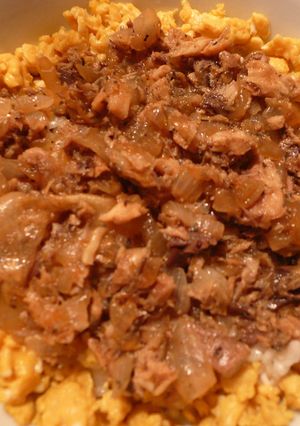 お手軽どんぶり♪さばそぼろ丼-レシピのメイン写真