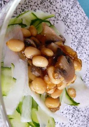 黒酢ジュレのシャキシャキ豆サラダ-レシピのメイン写真