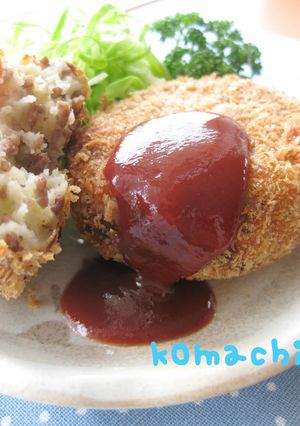うちの定番♥新じゃがとひき肉のコロッケ-レシピのメイン写真