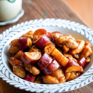 冷凍・お弁当にも◎鶏とさつまいもの甘辛照り焼き