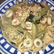 フキの和風パスタ