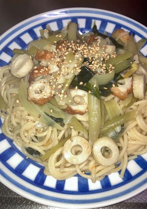 フキの和風パスタ-レシピのメイン写真