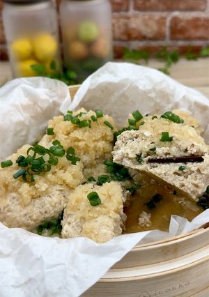 せいろでヘルシー★おろし豆腐ハンバーグ-レシピのメイン写真