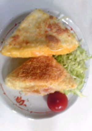 はんぺんとハムチーズはさみパン粉焼き-レシピのメイン写真