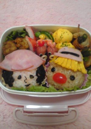 NHKノッポさん＆ゴン太くん★キャラ弁-レシピのメイン写真