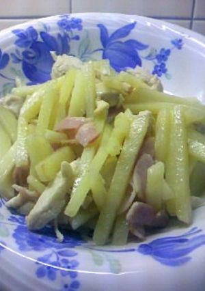 新じゃがと鶏肉の塩炒め-レシピのメイン写真