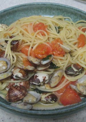 フレッシュトマトとアサリのパスタ-レシピのメイン写真